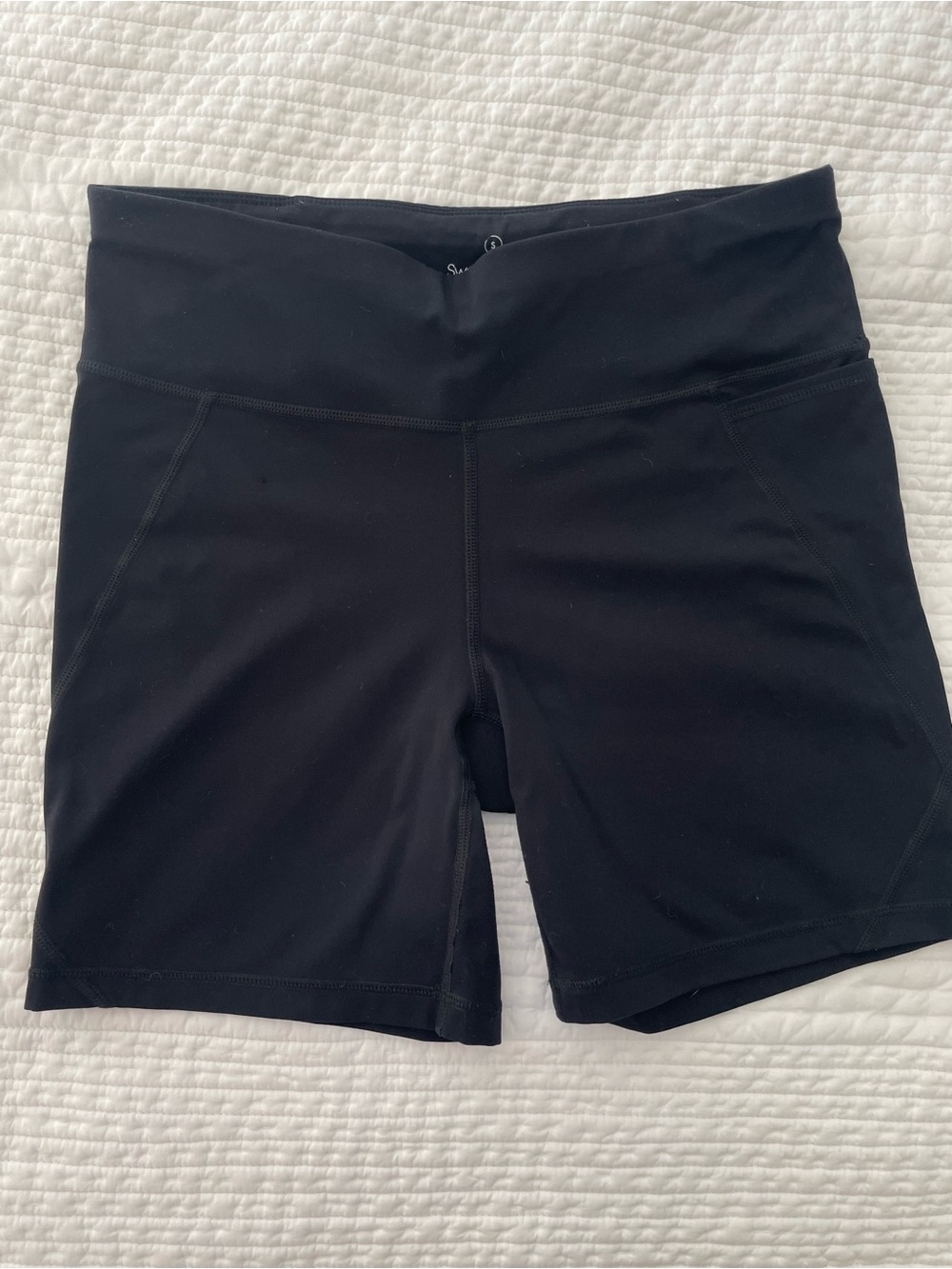 Black Sweaty Betty Bike Shorts